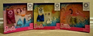 Barbie Tokyo 2020 Olympics Fashion Pack Doll Clothes Set Of 3 *NEW* - Picture 1 of 5