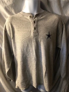 Vintage Rare 90s Dallas Cowboys Football Henley Sweatshirt Size M Men’s NFL G1 - Bild 1 von 4