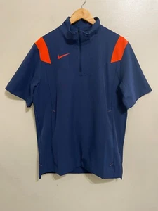 Nike Football Coach Performance Sideline Jacket Navy Orange DJ5113-421 Men M - Picture 1 of 8
