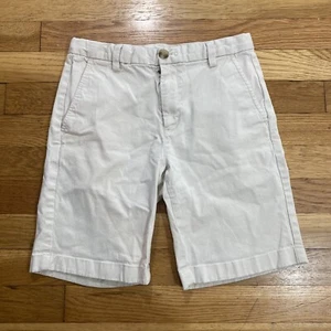 Vineyard Vines Shep & Ian Ivory Chino Shorts Youth Boys Size 12 Whale Chinos - Picture 1 of 9