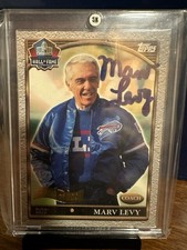 2001 Topps Marv Levy Class Of 2001 Auto Autograph HOF Buffalo Bills Coach