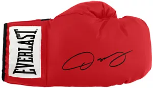 Guante de Boxeo Rojo Everlast Firmado Oscar De La Hoya - (CERTIFICADO DE AUTENTICIDAD DEPORTIVO SCHWARTZ) - Imagen 1 de 1