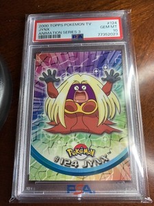 2000 Topps Pokemon TV #124 Jynx PSA 10 ***Gem Mint*** (Pop 1 of 3)