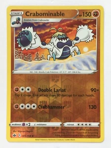 Crabominable 085/198 Reverse Holo Uncommon Chilling Reign Pokemon Lightly Played - Picture 1 of 6
