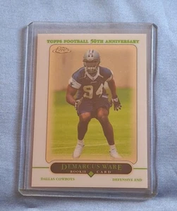 NFL DeMarcus Ware Rookie Topps Chrome 50TH Anniversary Cowboys Football Karte - Bild 1 von 3