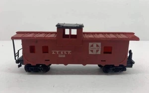 HO Scale TYCO Caboose Train Car W/Black Roof Santa Fe AT&SF #7240 No Box. - Picture 1 of 10