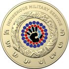Indigenous Military Service IMS $2 Two Dollar Coloured Coin 2021 Australia CIRC