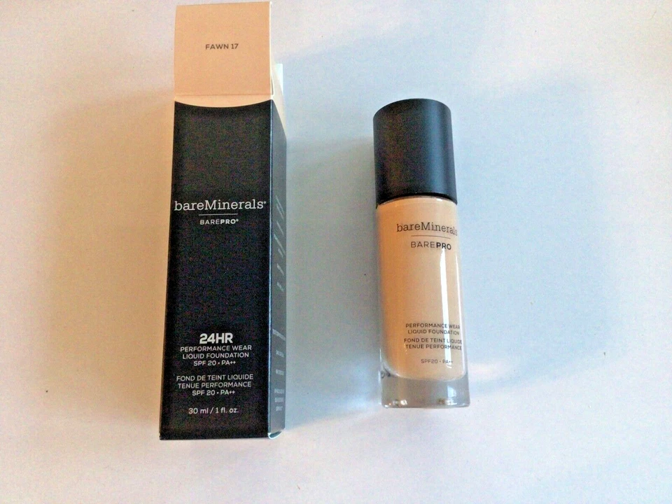 bare minerals Bare Pro 24hr Performance Wear liquid foundation FAWN  17 -30mls - Image 1 of 1