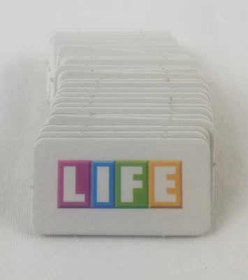 The Game of Life 40th Anniversary 1999 Replacement Game Pieces Parts Tiles - Image 1 of 3