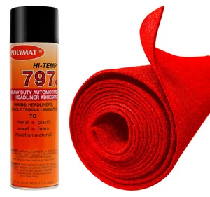 12 Fuß x 3,75 Fuß Polymatte rot S35 Liner +1-797 für Jagd Waffen Gewehr Koffer Safe Schrank - Bild 1 von 9