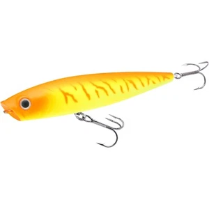 LUCKY CRAFT Gunfish 115NF ~None Feather~ - 385 JP Orange Tiger (1qty) Topwater - Picture 1 of 7