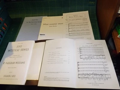 Job lot bundle of CHORAL SHEET MUSIC books - Image 1 of 4