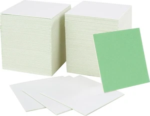 VBS Pack 120 Tarjetas de Colocación Blanco Cartón Fuerte 6x6cm Tarjetas de Juego Memoria - Imagen 1 de 5