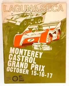 LAGUNA SECA CASTROL GRAND PRIX PROGRAMM GUT - GUTER ZUSTAND VINTAGE - Bild 1 von 6