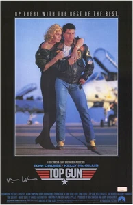 Póster autografiado de la película Val Kilmer Top Gun 11 x 17 - Imagen 1 de 1