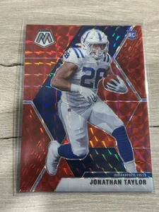 2020 Panini Mosaic - Rookies Jonathan Taylor #216 Red Mosaic Prizm (RC) - Bild 1 von 2