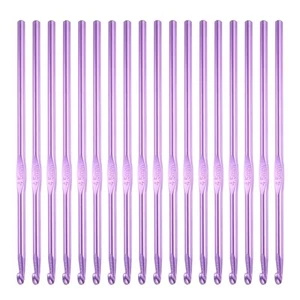4.5mm Crochet Hooks Bulk, 18Pcs Aluminum Crochet Needle, Knitting Needles for... - Picture 1 of 6