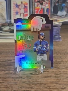 2025 Topps Holiday Baseball The Nice List Bobby Witt Jr. .332 Batting Average - Bild 1 von 1