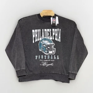 NFL Gameday Couture Philadelphia Eagles Fleece Oversized Sweater Womens S NEW - Picture 1 of 4