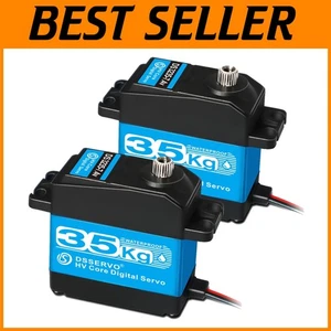High Torque Waterproof Steering Servo 35KG - Pack of 2 - Picture 1 of 8