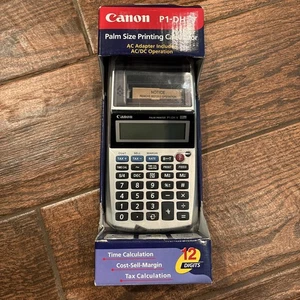New CANON P1-DH PALM SIZE PRINTING CALCULATOR BUSINESS CALCULATION (F2) - Picture 1 of 6