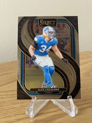 Alex Anzalone 2024 Panini Select Football #104 PREMIER LEVEL Detroit Lions NFL - Image 1 of 2