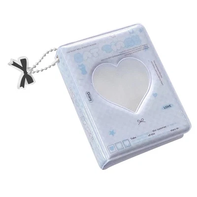 Переплетчик для фотокарт Kpop 40 карманов полый держатель для фотокарт с любовным сердцем  - Изображение 1 из 4