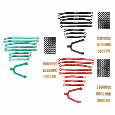 Durable Chassis & Steering Pull Link Rods For Axial SCX24 AXI90081 1/24 RC Car B - Image 1 of 4