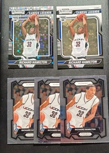 (5) Richard Hamilton Lot - Campus Legends + Donuts Silver Prizm + 3 Base -UCONN - Picture 1 of 1
