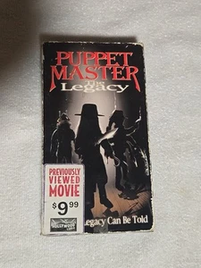 Rare Vintage Replacement 2003 Puppet Master The Legacy VHS Tape. - Bild 1 von 12