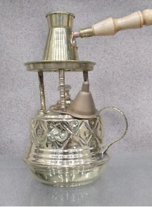 Handmade Turkish Coffee Maker alcohol burner +1 pot  gift - Picture 1 of 5