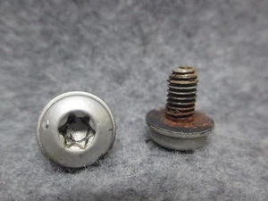 1999-2004 (2) Chrysler 300M Gas Fuel Filler Door Mounting Torx Screws OEM 23148 - Picture 1 of 1