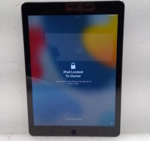Apple iPad Air 2nd Gen 9.7" A1566 MGLW2LL/A 16GB Wi-Fi - Silver Locked "Read" - Afbeelding 1 van 3