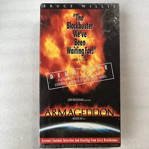 Armageddon (VHS, Screener / Demo Tape) NEW SEALED w Watermarks - Bild 1 von 5