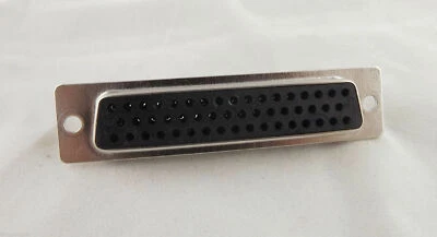 1pcs D-SUB 50 Pin DB50 Female Jack Solder Type Straight Adapter Connector 3 Rows - Image 1 of 4