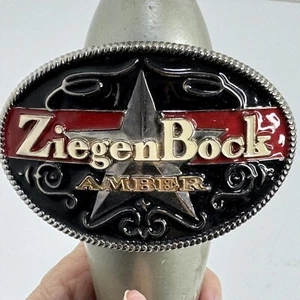 Ziegenbock Beer Tap Handle 10.5" Long Buckle Style Amber Bock Texas Star - Picture 1 of 7