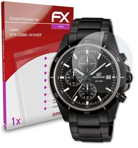 atFoliX Szkło ochronne do Casio EFR-526BK-1A1VUEF 9H Szkło hybrydowe - Zdjęcie 1 z 8