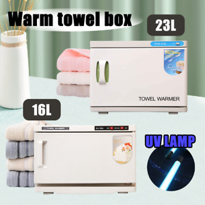 16L/23L Hot Towel Warmer UV Sterilizer Cabinet Heater Beauty Salon Disinfection