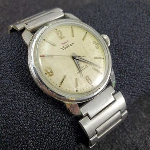 Vintage 1960s Waltham Wristwatch 17 Jewel Incabloc A.Schild SA 1686 Movement - Picture 1 of 10
