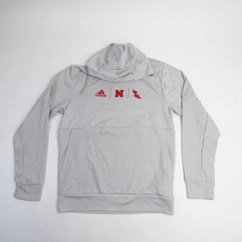 Nebraska Cornhuskers adidas Aeroready Sweatshirt Men's Gray New Cover
