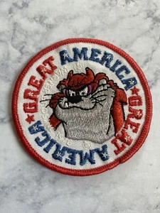 Parche vintage Great America Tasmania Devil 3-1/8 pulgadas dia Warner Bros años 70-80 - Imagen 1 de 3