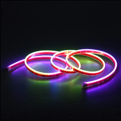 Flexible Dynamic Car LED Hood Light Daytime Running Light Strip Decor Waterproof - Image 1 of 4
