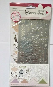 Docrafts Papermania Tweet Create Card Birds Natural Outline & coloured Stickers - Bild 1 von 1