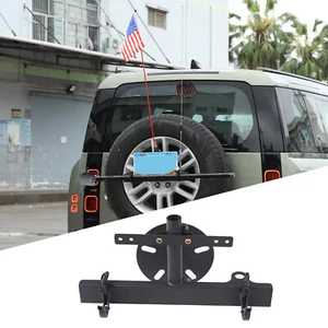 Rear License Plate Flag pole Mounts Fit for Land Rover Defender 90 110 2020-2023 - Bild 1 von 11