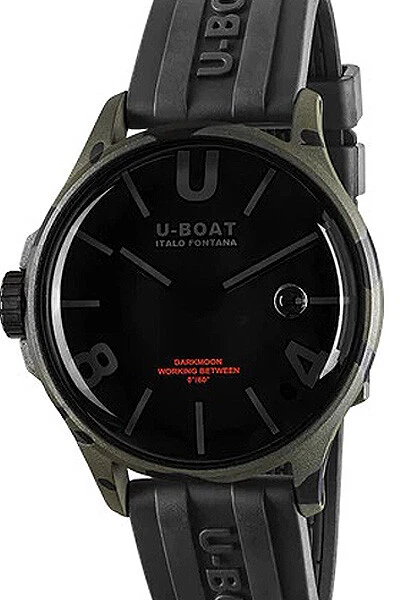 U-Boat 9552 Darkmoon Grey Camouflage Mens Watch 40mm 5ATM