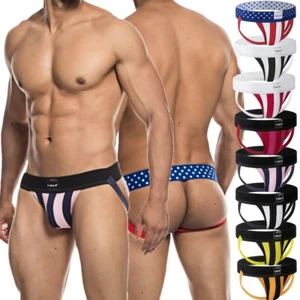 Männer Sexy Rückenfrei Jockstrap Slips Offen Po G-String Beutel Unterwäsche Unterhose - Bild 1 von 57