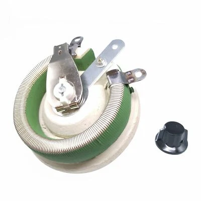 300W 5OHM Hochleistungs-Drahtpotentiometer Rheostat variabler Widerstand - Bild 1 von 4