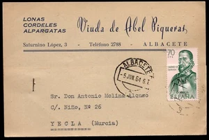 Albacete - Edi o TP 1455 - Postal Mat "Albacete 5/6/64" - Picture 1 of 1