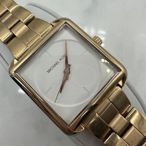 Michael Kors MK3645 Lake White Dial Rose Gold Tone 32mm Ladies Wrist Watch - Picture 1 of 16
