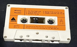 Whitney Houston CASSETTE TAPE Arista RECORDS VINTAGE - Picture 1 of 9